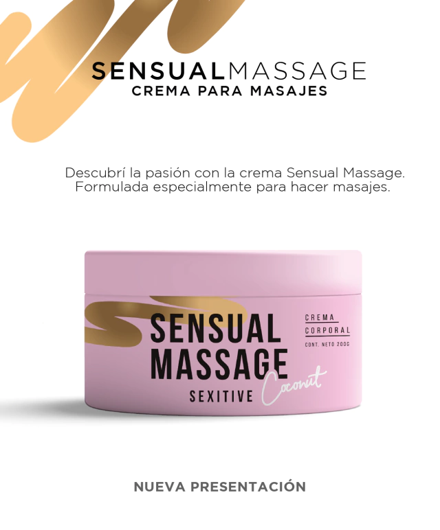 Crema Sensual Massage Coconut