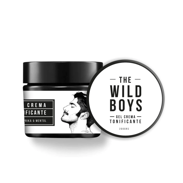 Gel crema Tonificante The Wild Boys con Paprika & Mentol